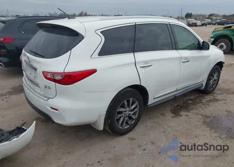 2013 Infiniti Jx35 z USA, uszkodzony, nr VIN 5N1AL0MN2DC349825